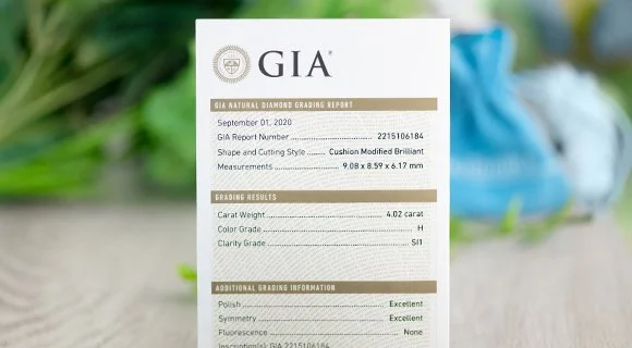 Báo cáo Phân loại Kim cương GIA (GIA Diamond Grading Report)
