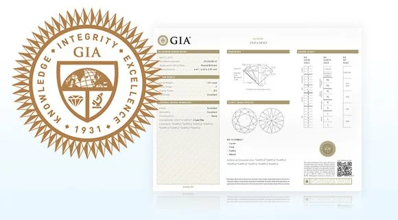 giấy chứng nhận kim cương GIA