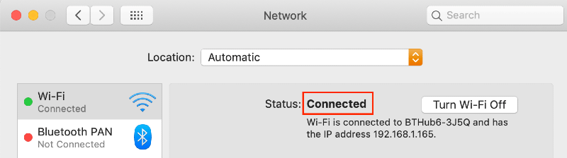 Đảm bảo kết nối internet trước khi khởi chạy Apple Diagnostics.