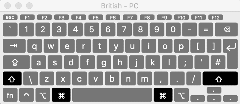 Keyboard Viewer MacOS