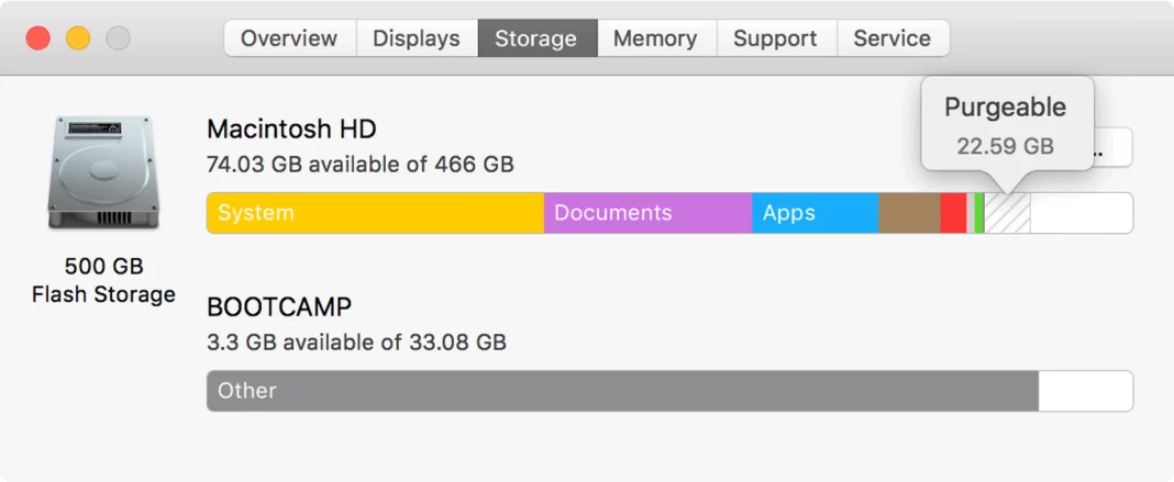 Cách tối ưu dung lượng lưu trữ MacOS
